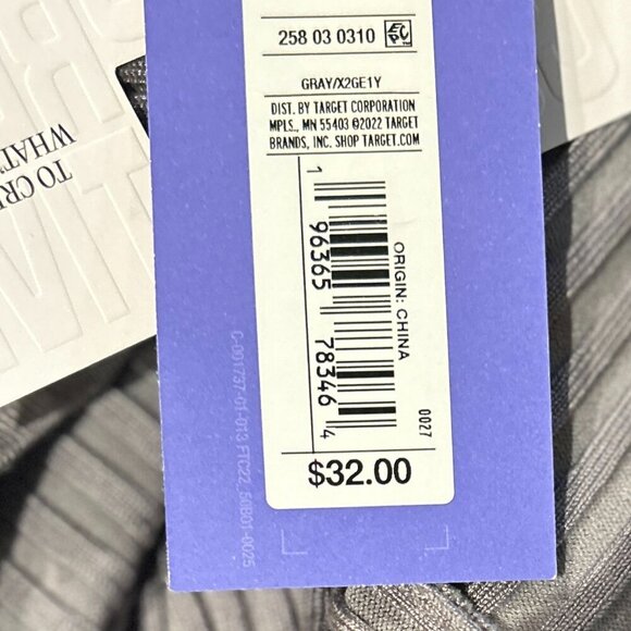 Future Collective Gray Twisted Back Sweater Modern Minimalist Retro - Picture 6 of 7